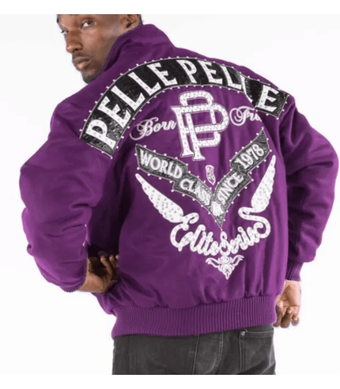 Pelle Pelle Mens Elite Series Light Purple Jacket image 1
