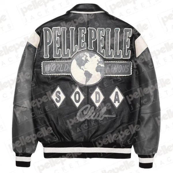 World Famous Soda Club Gray Plush Jacket image 1