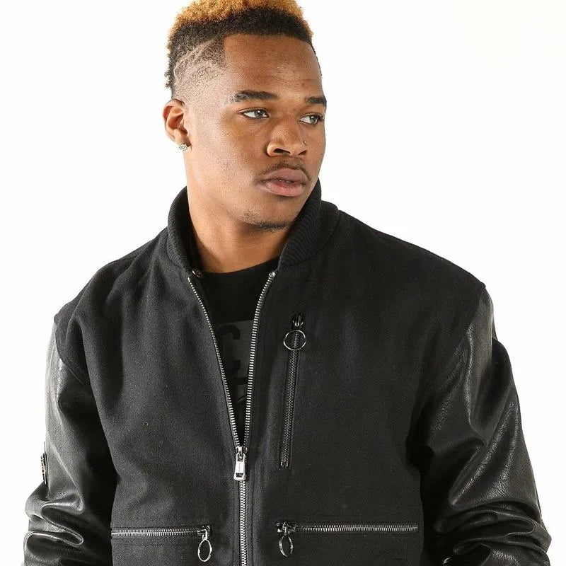Pelle Pelle Black Bomber Jacket image 1