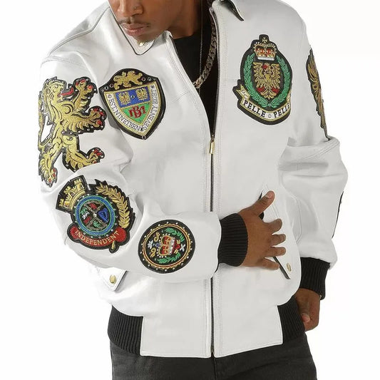 Pelle Pelle 1978 White Leather Jacket image 0