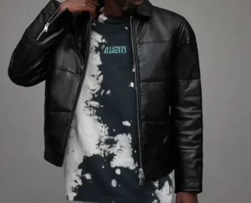 Pelle Pelle Cobb Leather Puffer Jacket image 1
