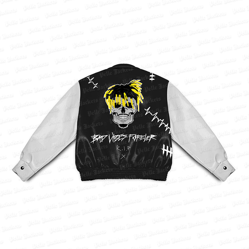 Juice WRLD Legends Never Die Black & White Jacket image 3