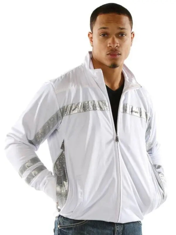 Pelle Pelle White Wool Polyester Jacket image 2