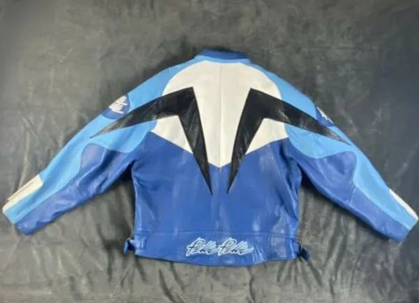 Pelle Pelle Vintage Marc Buchanan Blue Leather Jacket image 1