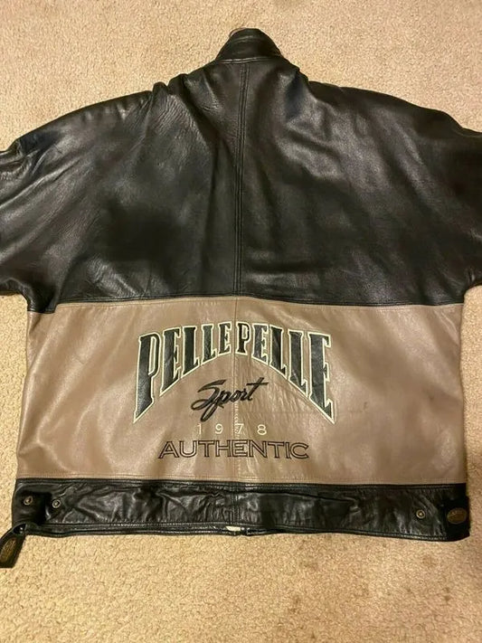 Marc Buchanan Pelle Pelle Black and Brown Leather Jacket image 0