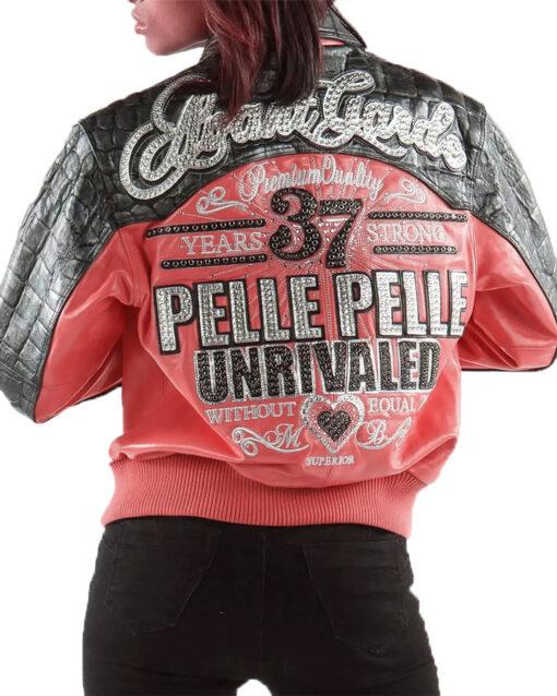 Women Pelle Pelle Avant Garde Melon 37 Years Strong Jacket image 0