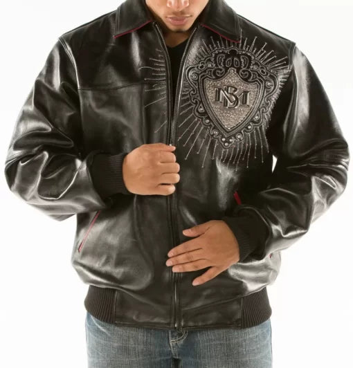 Brown Pelle Pelle Diamonds Made for King Jacket image 0