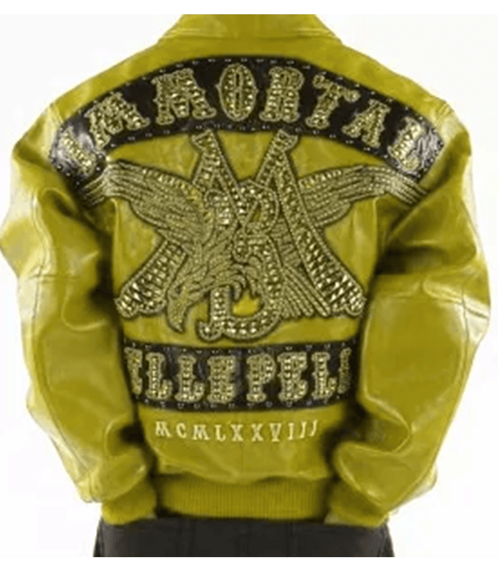 Pelle Pelle Olive Immortal Studded Leather Jacket image 1