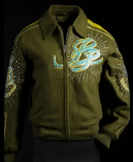 Pelle Pelle 35th Anniversary Olive Wool Jacket image 0
