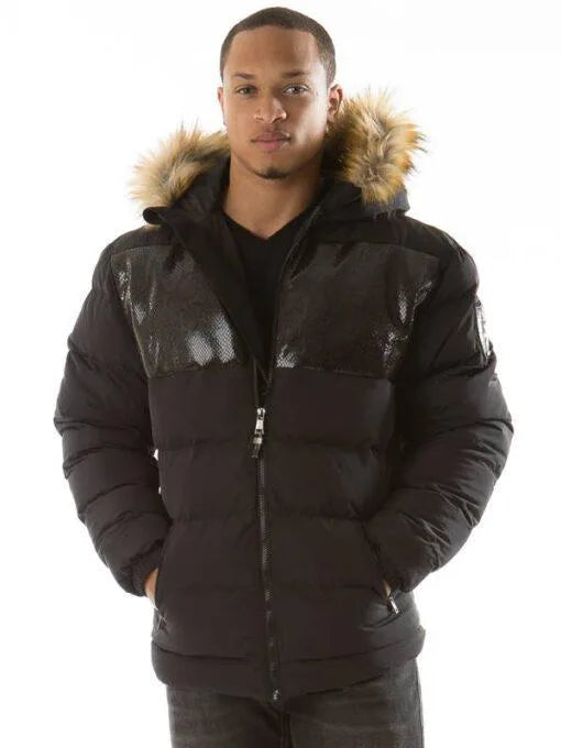 Pelle Pelle Snakeskin Bubble Coat image 0