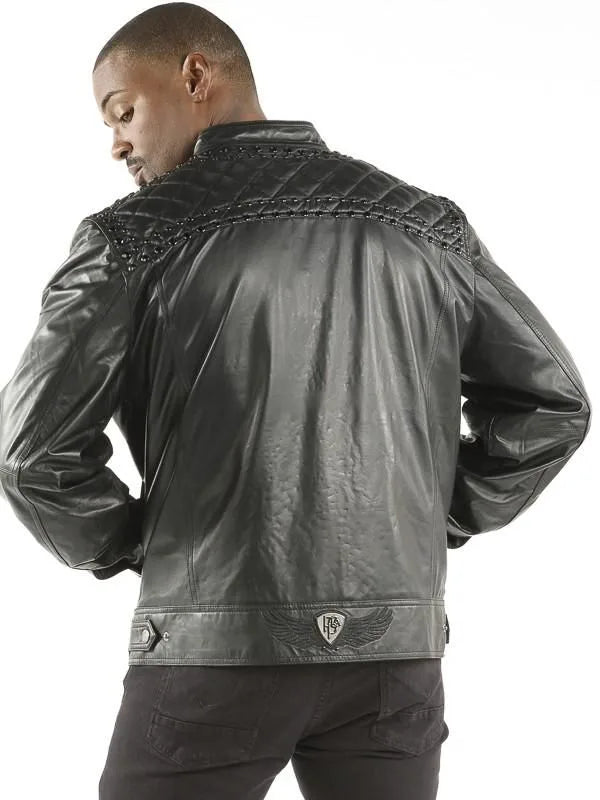 Pelle Pelle Studded Quilt Black Elena Jacket image 1