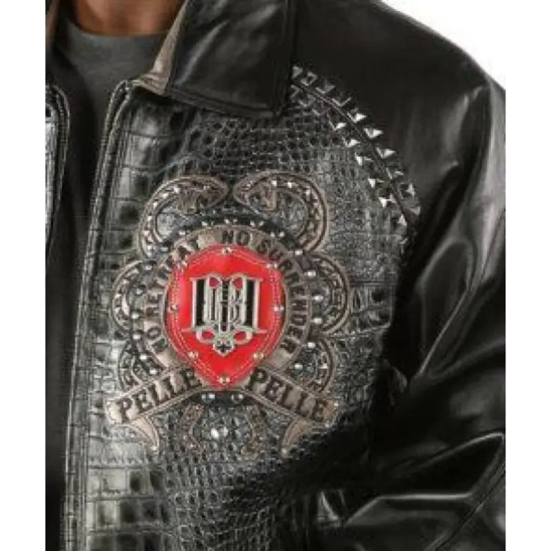 Pelle Pelle Mens Marc Buchanan No Retreat No Surrender Jacket image 2