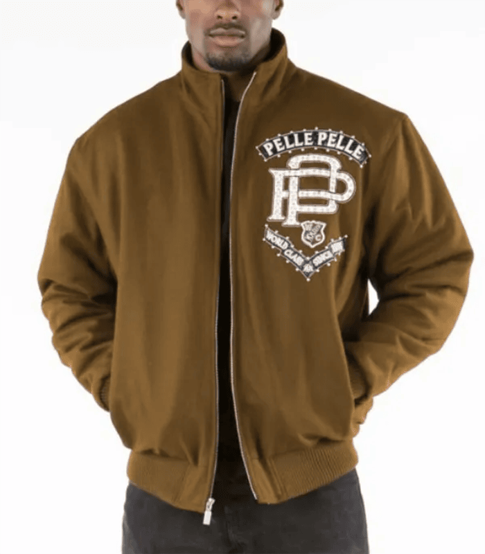 Pelle Pelle Mens Elite Series Brown Jacket image 0