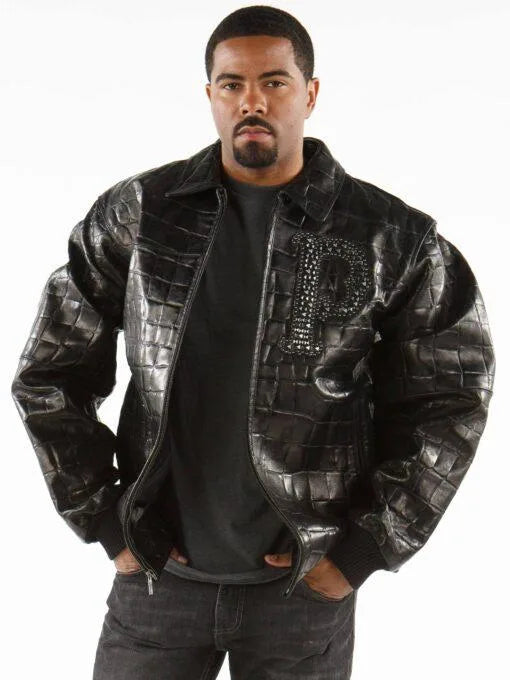 Pelle Pelle Immortal Black Croc Jacket image 1