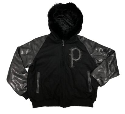 Pelle Pelle Women’s Black Snake Print Wool Jacket image 0