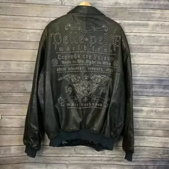 Pelle Pelle Black World Tour Leather Jacket image 0