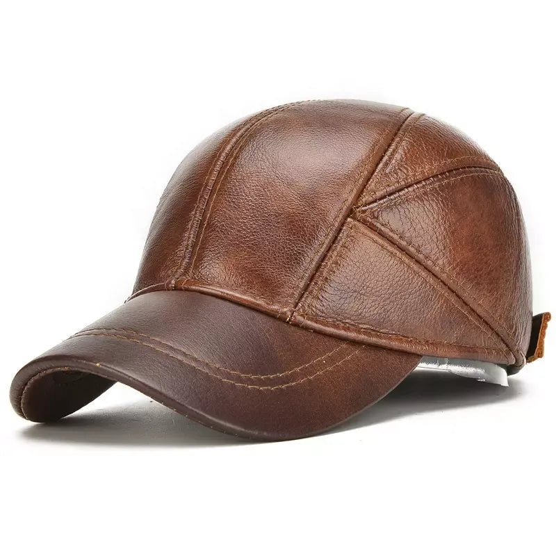 Pelle Pelle Fashion Brown Leather Hat image 0