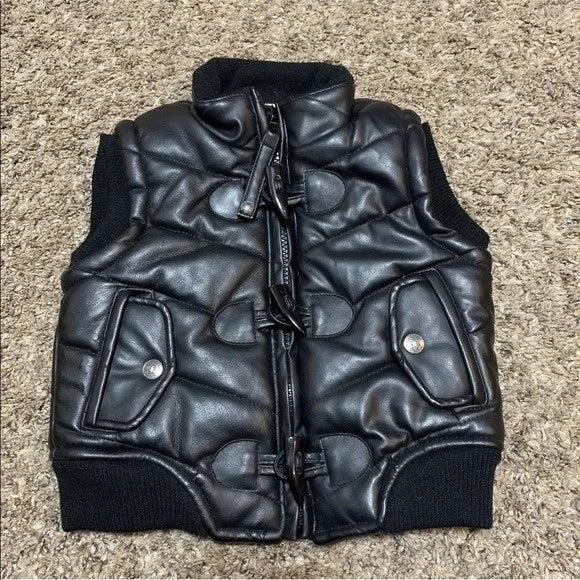 Pelle Pelle Black Puffer Vest image 0