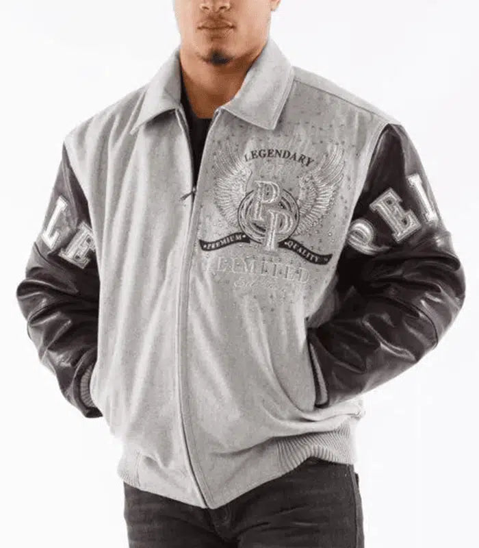Pelle Pelle The Highest Caliber Mens Gray Coat image 0
