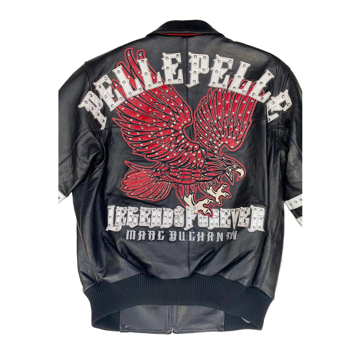 Pelle Pelle Men's Legends Forever Leather Jacket – Black & White image 1