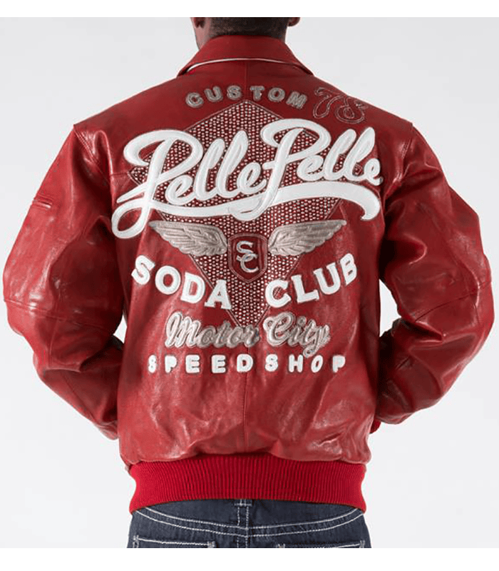 Custom 78 Pelle Pelle Soda Club Red Jacket image 0