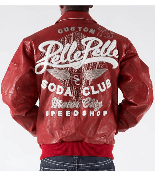 Custom 78 Pelle Pelle Soda Club Red Jacket image 0
