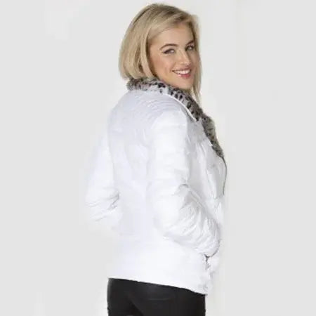 Pelle Pelle Womens Trinity White Jacket image 1