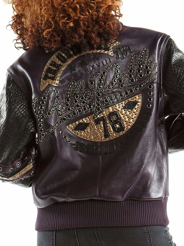 Pelle Pelle Womens The Original 78 Purple Leather Jacket image 2