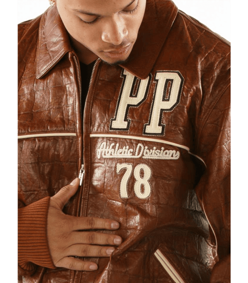 Pelle Pelle 1978 Athletic Division Super Sports Brown Jacket image 0