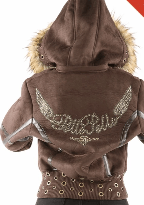 Womens Pelle Pelle Wing Faux Shearling Jacket image 1