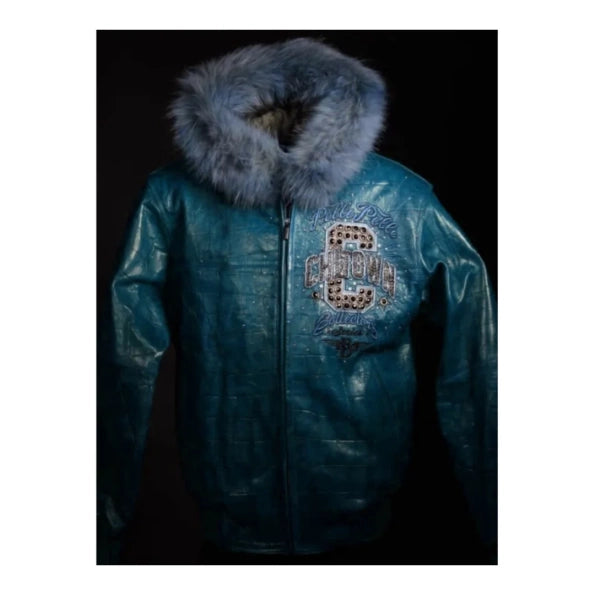 Pelle Pelle Chi-Town Leather Fur Hood Jacket image 0
