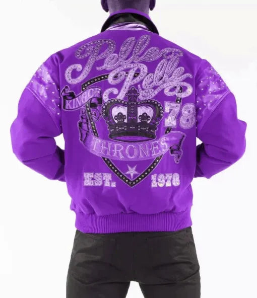 Pelle Pelle Purple King of Thrones 1978 Jacket image 1