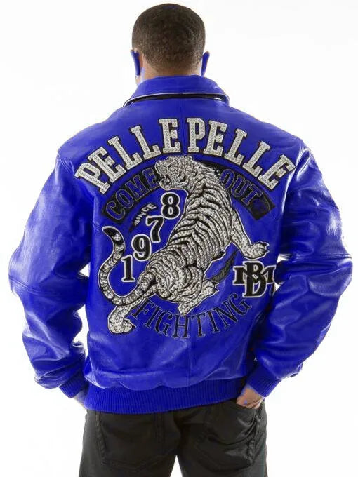 Pelle Pelle Come Out Fighting Blue Jacket image 0