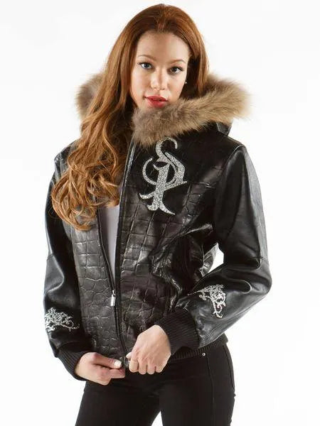 Pelle Pelle Royal in Black Crocodile Skin Jacket image 0