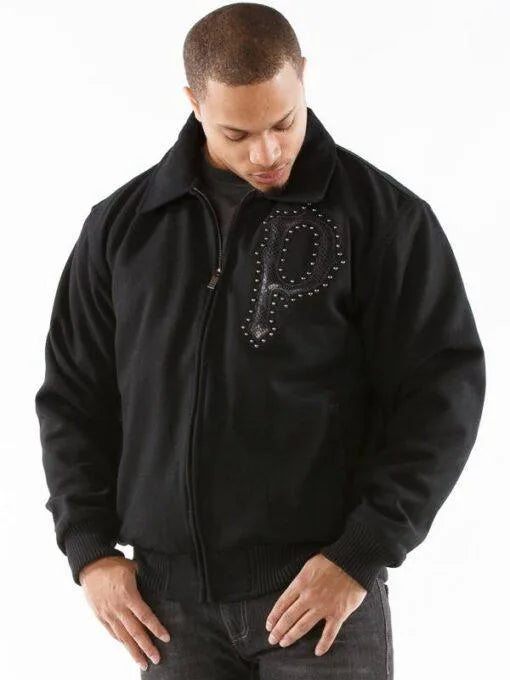 Pelle Pelle Black Eagle Wool Jacket image 0