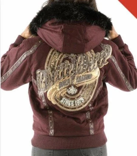 Women’s Pelle Pelle Born and Raised Hooded Jacket image 0