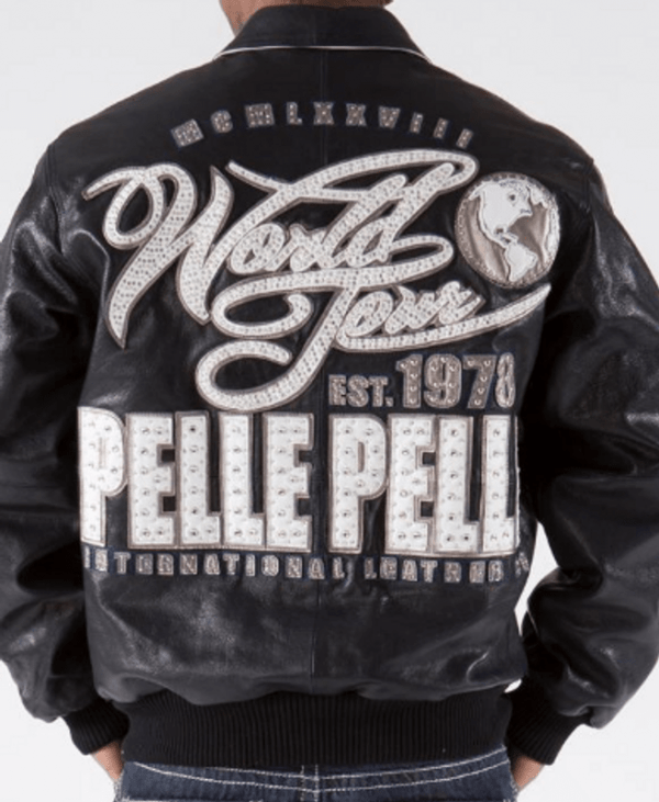Pelle Pelle World Tour Navy Sienna Leather Jacket image 1