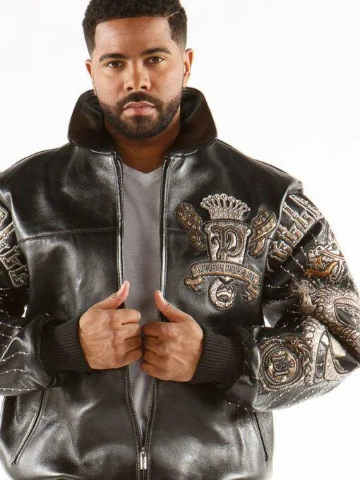 Pelle Pelle Independent Society Black Leather Jacket image 1