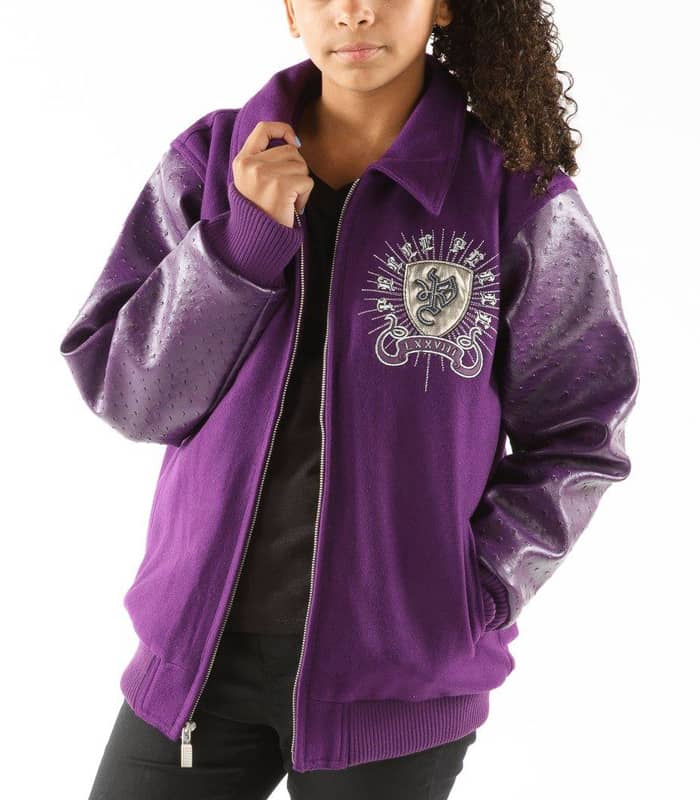 Purple Kids Pelle Pelle Immortal Worldwide Revolution Jacket image 0