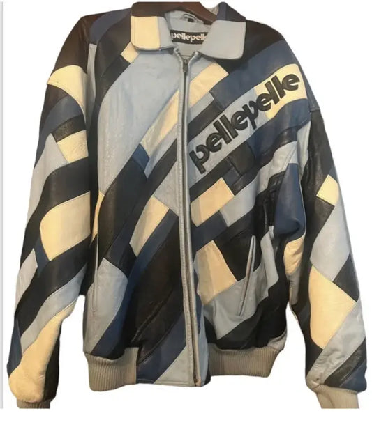 Vintage 90’s Pelle Pelle Marc Buchanan Patchwork Jacket image 0