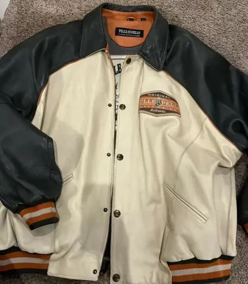 Pelle Pelle Mens Gray & Cream Jacket image 0