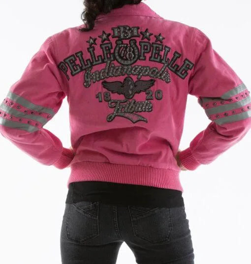 Pelle Pelle Pink Indianapolis City Tribute Wool Jacket image 0