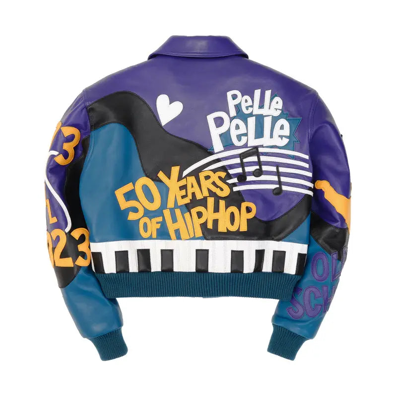Pelle Pelle 50 Years Of Hip Hop Women Crop Jacket image 1