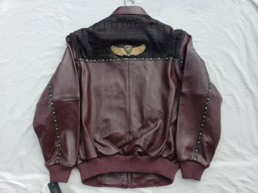 Pelle Pelle Mens Dark Winged Leather Jacket image 1