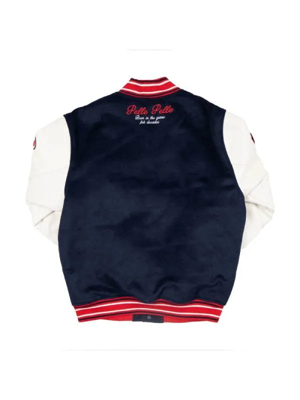 Pelle Pelle World Famous Navy Varsity Jacket image 1