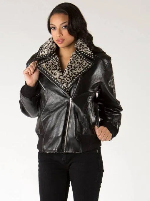 Pelle Pelle Womens Biker Black Jacket image 0