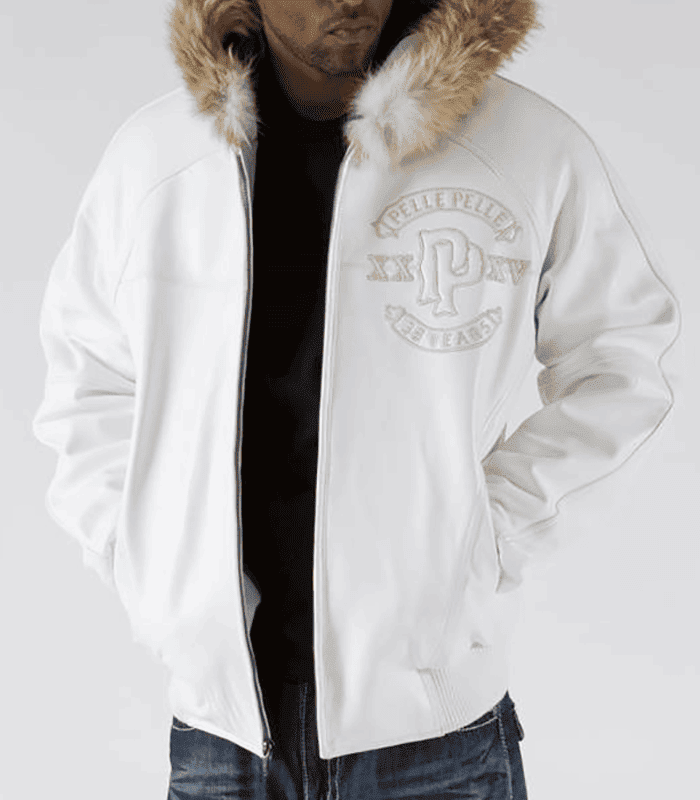 Pelle Pelle MBXV Leather Supply.co White Jacket image 0