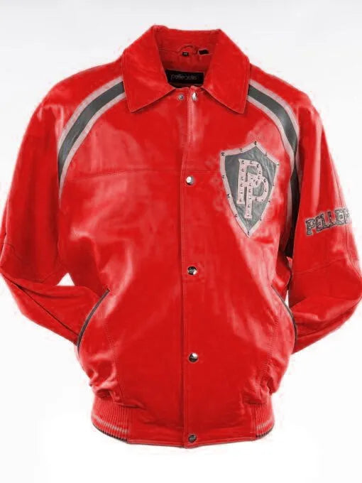 Pelle Pelle Bright Red Varsity Jacket image 0