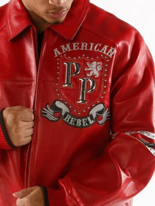Pelle Pelle Men’s American Rebel Red Jacket image 2