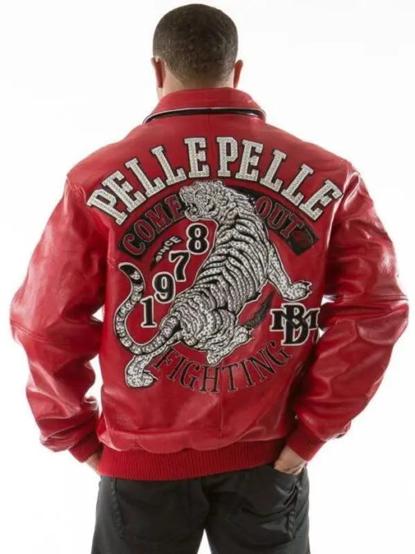 Pelle Pelle Tiger Red Jacket image 0
